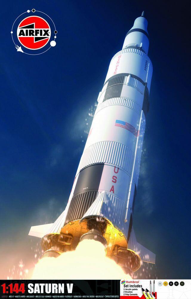 Airfix A50201 Saturn V Gift Set Schaal 1:144, Hobby en Vrije tijd, Modelbouw | Vliegtuigen en Helikopters, Nieuw, Overige merken