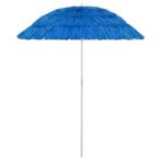 vidaXL Parasol de plage Hawaii Bleu 180 cm, Jardin & Terrasse, Neuf, Verzenden