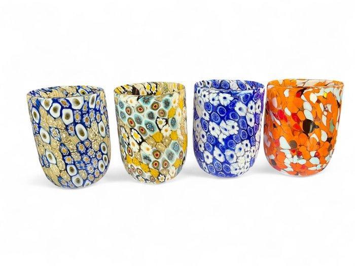 Drinkservies (4) - Glas - Glasservies, Antiek en Kunst, Antiek | Glaswerk en Kristal