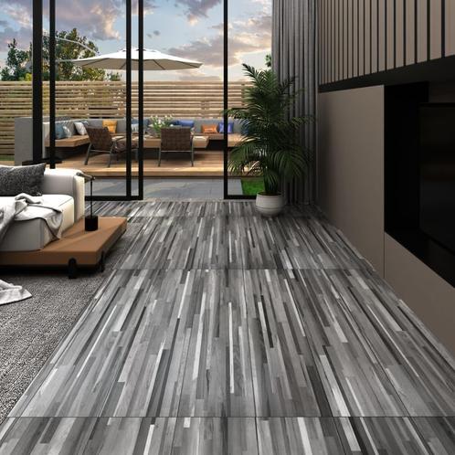 vidaXL Vloerplanken zelfklevend 2,51 m² 2 mm PVC gestreept, Doe-het-zelf en Bouw, Vloerdelen en Plavuizen, Nieuw, Verzenden
