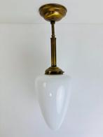 Plafonnier - Laiton, Verre, Antiquités & Art