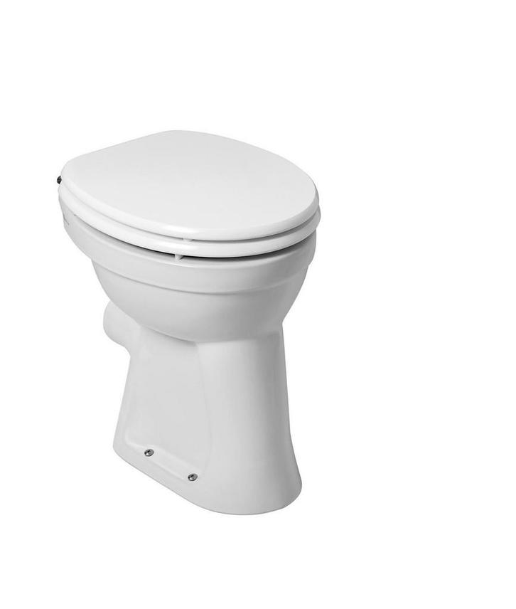 Toiletpot Wiesbaden Staand verhoogd +6 PK Wit, Doe-het-zelf en Bouw, Sanitair, Overige typen, Nieuw, Ophalen of Verzenden