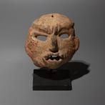 Tlatilco, Mexico Terracotta Masker. 1200 - 900 v.Chr. 9,7