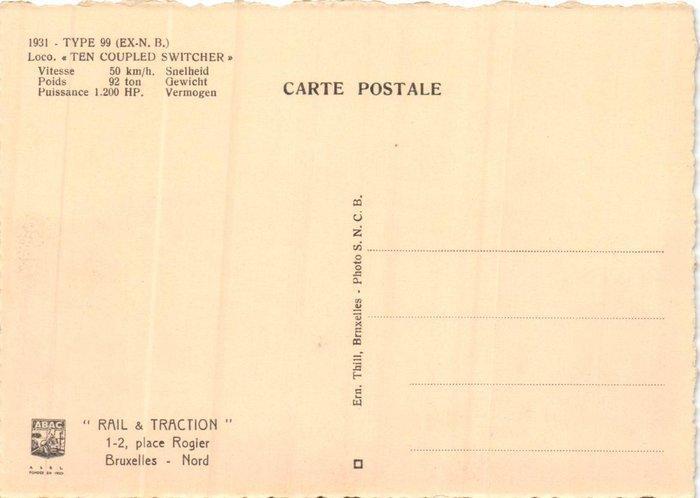 België - Spoorwegen - Treinen, Trams, Wagons, Interieurs, Verzamelen, Postkaarten | Buitenland