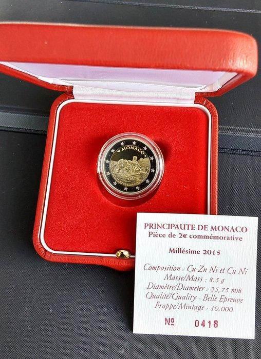 Monaco. 2 Euro 2015 Forteresse Proof, Postzegels en Munten, Munten | Europa | Euromunten