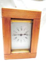 Réveil de voyage, Pendulette de voyage (2) - Verre, Bois, En