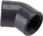 45° L-Koppeling Fitting Rp1'' Binnendraad PVC-U 16bar En, Doe-het-zelf en Bouw, Verzenden, Nieuw
