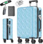 KESSER® Reiskoffer - 55L - Handbagage - ABS - Blauw, Verzenden, Nieuw