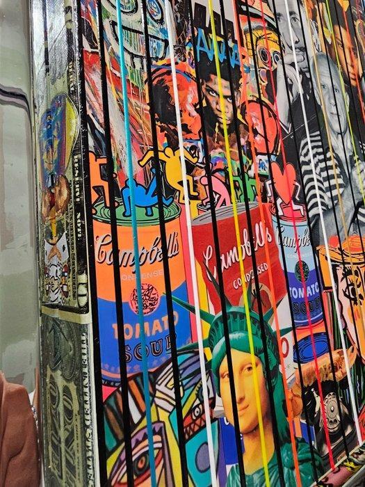 Elmago - Iconic painters codebarre (large), Antiek en Kunst, Kunst | Schilderijen | Modern