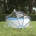 vidaXL Zwembadoverkapping rond 315x158 cm PVC, Verzenden, Nieuw