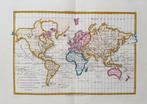 Wereldkaart, Kaart - Globe / Mercator-projectie; Desmarest &, Boeken, Atlassen en Landkaarten, Nieuw