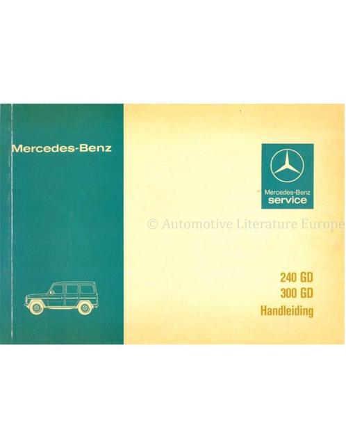 1981 MERCEDES BENZ G KLASSE INSTRUCTIEBOEKJE NEDERLANDS, Auto diversen, Handleidingen en Instructieboekjes