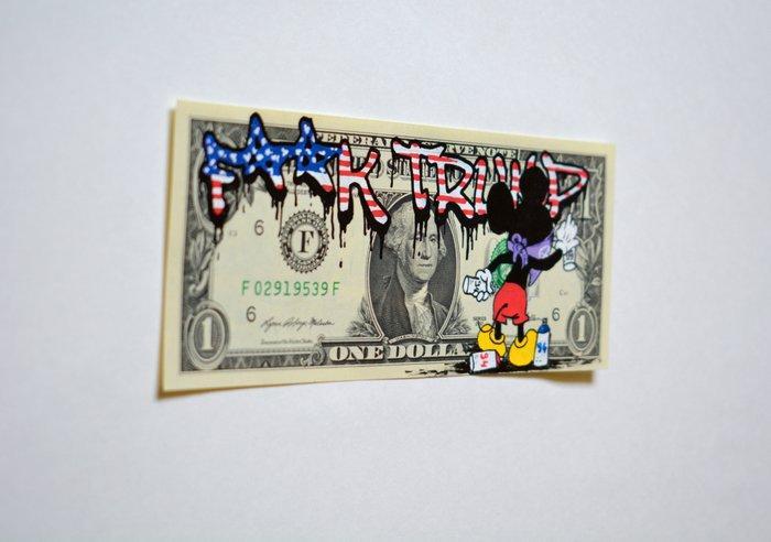 BASM - F**K Trump, Antiek en Kunst, Kunst | Schilderijen | Modern