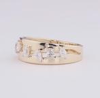 Bague tendance - 14 carats Or jaune - 0.49ct. tw. Diamant, Bijoux, Sacs & Beauté