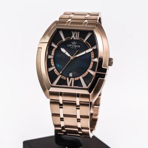 Optima - Swiss Made - OSM239-RR-8 - Sans Prix de Réserve -, Handtassen en Accessoires, Horloges | Heren