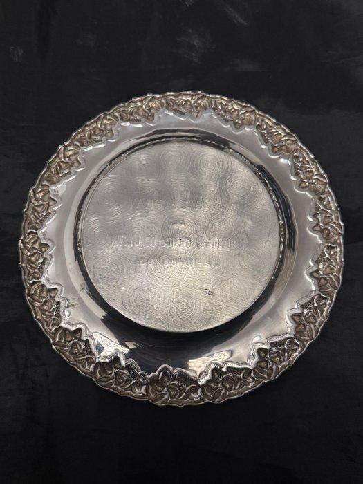 Plateau plat - Argent 835 - SALVA EN ARGENT .835, Antiquités & Art, Antiquités | Argent & Or