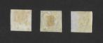 Danemark 1851/1854 - Fire RBS - 3 exemplaires dans, Gestempeld