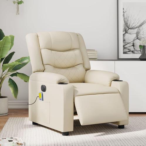 vidaXL Massagestoel verstelbaar elektrisch kunstleer, Huis en Inrichting, Fauteuils, Nieuw, Verzenden