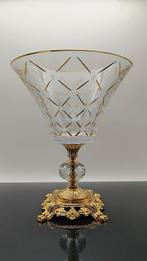 SECOLOVENTESIMO - Fruitschaal - Crystal&Brass Centerpiece -, Huis en Inrichting, Nieuw