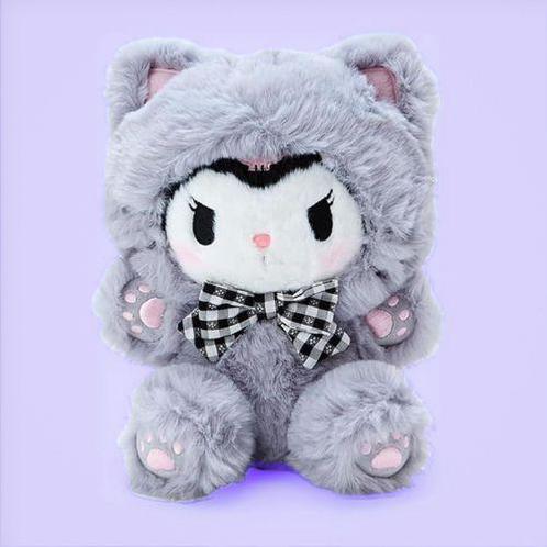 Sanrio - Neko Kuromi Knuffel - 20cm, Enfants & Bébés, Jouets | Peluches, Envoi