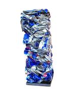 VeNDi - SCULPTURE COMPRESSION METAL CONTEMPORAINE– RED BULL, Antiek en Kunst, Kunst | Schilderijen | Modern
