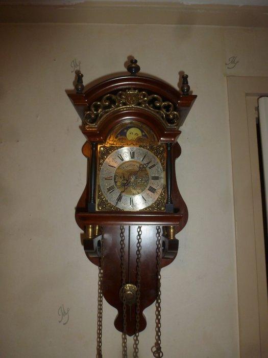Sallander klok - - Mahonie - 1950-1960, Antiek en Kunst, Antiek | Klokken