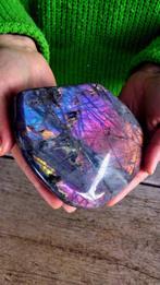 labradoriet Zeldzaam specimen - Roze + Paars + Goud