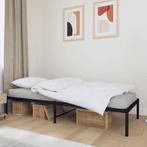vidaXL Bedframe metaal zwart 75 x 190 cm, Huis en Inrichting, Slaapkamer | Bedden, Verzenden, Nieuw