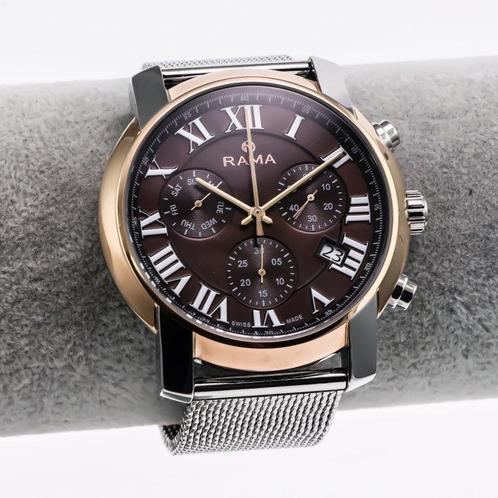 Rama - RSW Swiss Chronograph Watch - RAC229-SRM-4 - Zonder, Handtassen en Accessoires, Horloges | Heren