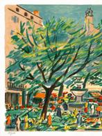 Robert Savary (1920-2000) - Paysage de Provence, le village