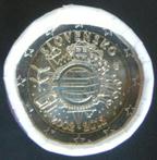 Slovaquie. 2 Euro 2012 Tien jaar Euro (25 pieces) in roll