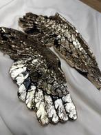 sculptuur, Champagne Angel Wings - 28 cm - Gips, beton -