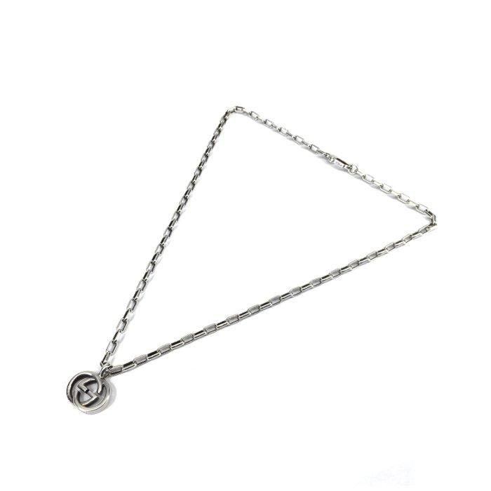 Gucci - Halsketting - Interlocking G Zilver, Handtassen en Accessoires, Kettingen