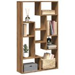 vidaXL Boekenkast 72x20x120 cm bewerkt hout artisanaal, Huis en Inrichting, Kasten | Boekenkasten, Verzenden, Nieuw