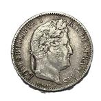 Frankrijk. Louis Philippe I. 1/2 Franc 1845-W, Lille (Zonder, Postzegels en Munten