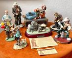 Flambro - Emmett Kelly, Jr. - Figure - Clowns  (7) -, Antiek en Kunst, Antiek | Glaswerk en Kristal