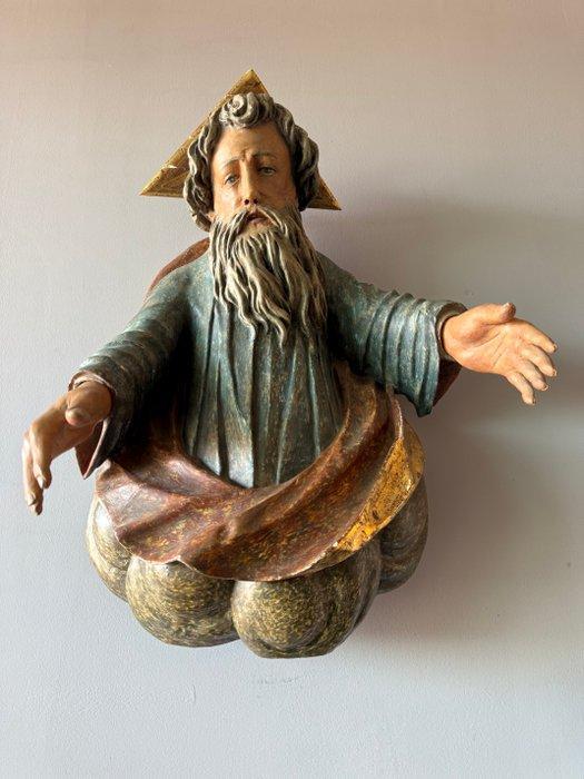 Sculpture, God de vader - Tirol - 70 cm - Bois - 1750, Antiek en Kunst, Kunst | Niet-Westerse kunst