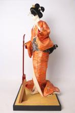 Bijin met Shamisen - Traditionele Japanse decoratieve pop -