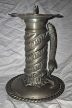 Sculpture, Zeldzame oude Freemason kandelaar met, Verzamelen