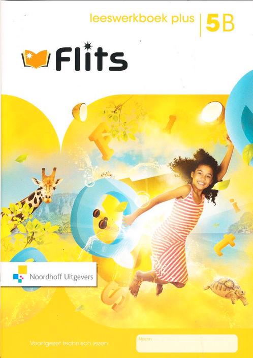Flits Leeswerkboek PLUS 5B (per pak van 5), Livres, Livres scolaires, Envoi