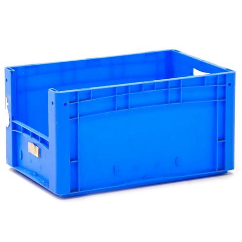 Stapelbak kunststof  L: 600, B: 400, H: 320 (mm) blauw, Bricolage & Construction, Casiers & Boîtes, Enlèvement ou Envoi
