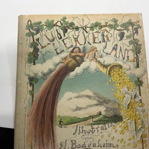 Nelly Bodenheim (ill) - Lui Lekkerland - 1915, Antiek en Kunst, Antiek | Boeken en Manuscripten