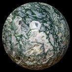 Moss Agate Grote, fijn gepolijste moss agaat bol van hoge