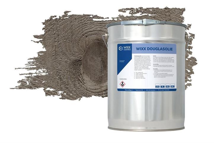 Wixx Douglas Olie UV+ Grijs 10L, Doe-het-zelf en Bouw, Verf, Beits en Lak, Grijs, Nieuw, Verzenden