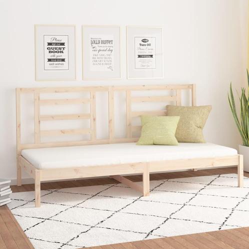vidaXL Slaapbank zonder matras 90x200 cm massief grenenhout, Huis en Inrichting, Slaapkamer | Bedden, Nieuw, Verzenden
