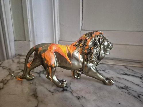 Bruno Cantais (1966) - Roi Lion, Antiek en Kunst, Kunst | Schilderijen | Modern