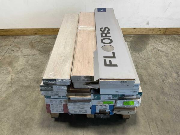 Veiling - Laminaat – diverse soorten, ca. 57m², Bricolage & Construction, Planches & Dalles