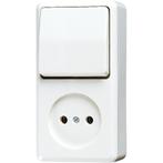 Interrupteur combiné Jung AP600 sans RA WW - 646AWW, Bricolage & Construction, Verzenden