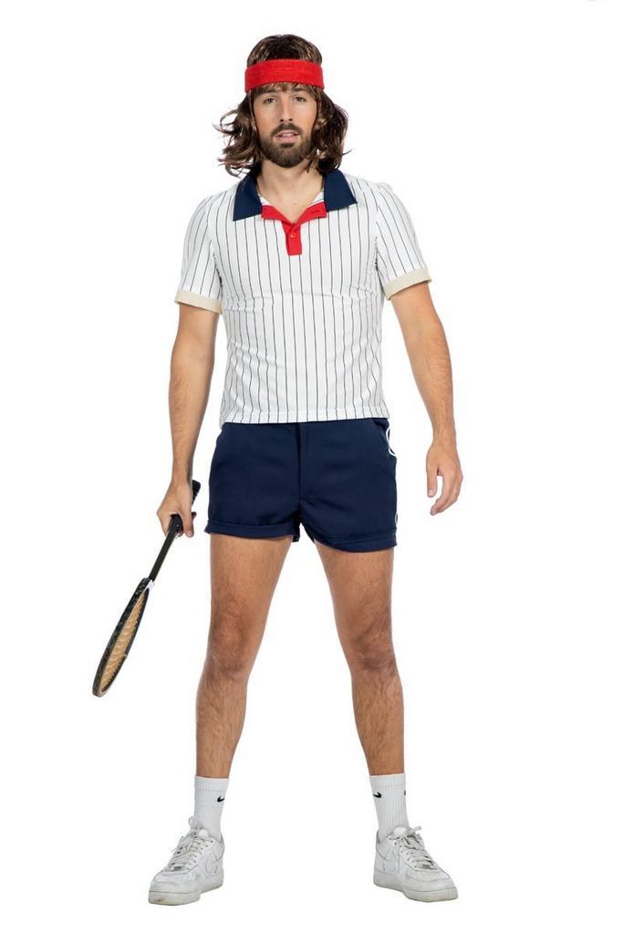 Tennis Outfit Retro, Kleding | Heren, Carnavalskleding en Feestkleding, Nieuw, Verzenden