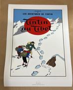 Tintin - Sérigraphie Escale - Tintin au Tibet - 1 Afdrukken, Livres, BD